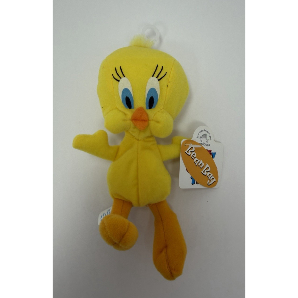 Looney Tunes Tweety Bird Mini Bean Bag Plush 7" Toy w/ Tags Applause Inc.